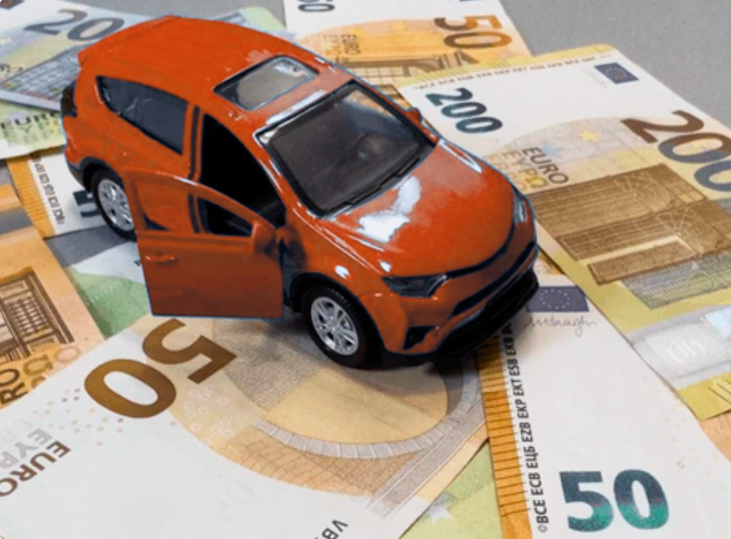 Coche en evaluación para tasación
